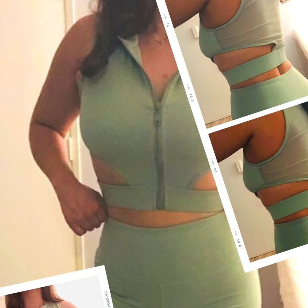 Green Work out / Yoga clothes
